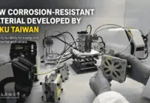 New Corrosion-Resistant Material Developed by NCKU Taiwan New CorrosionResistant Material