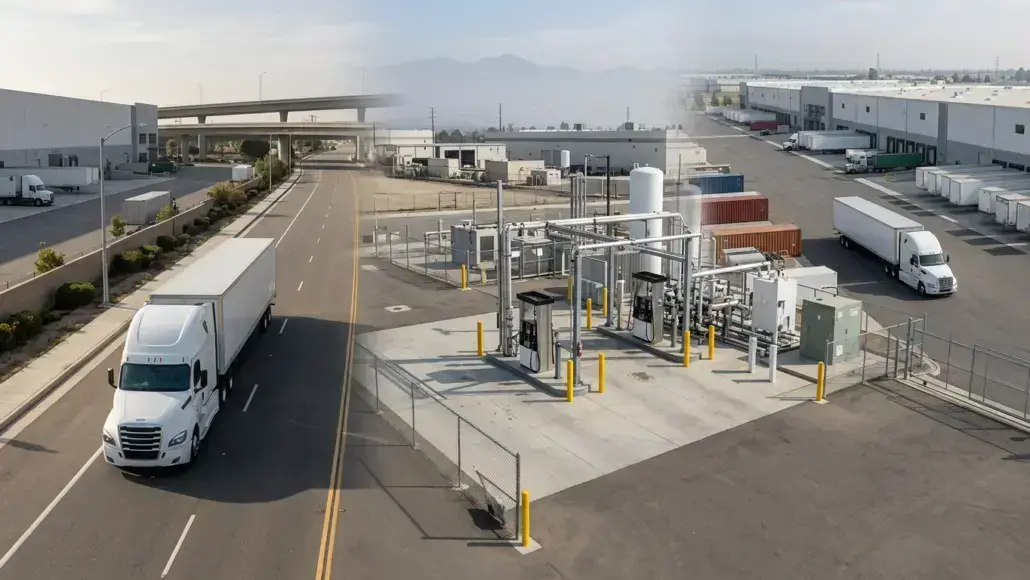 Hydrogen truck california
