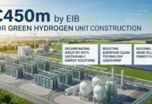 €450m by EIB For Green Hydrogen Production Unit Construction €450m by EIB For Green Hydrogen Production Unit Construction
