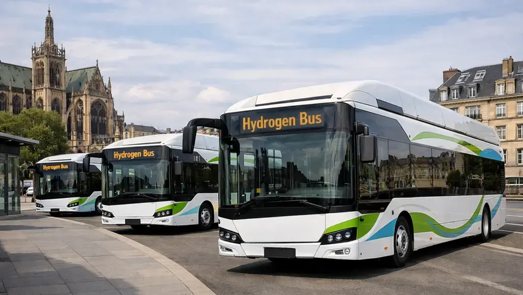 First Three Solaris Hydrogen Buses in Metz, France Launched