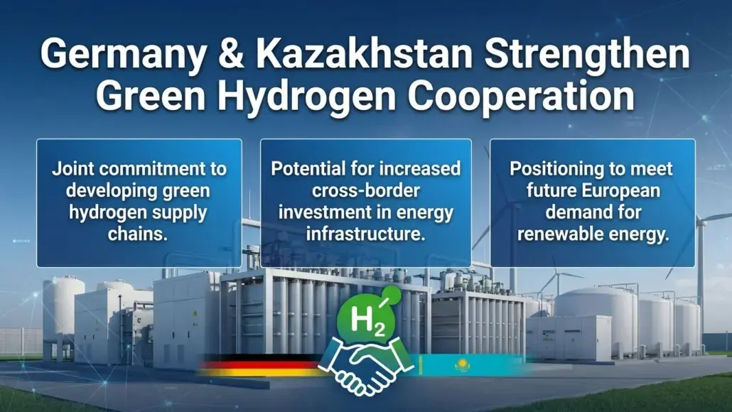 Germany, Kazakhstan Deepen Cooperation on Green Hydrogen