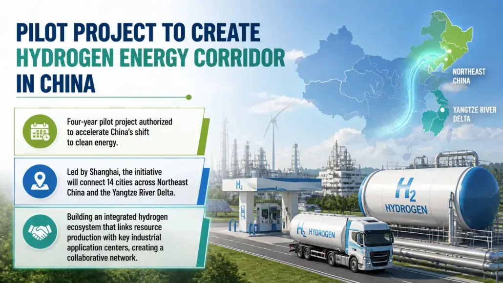 Pilot Project to Create Hydrogen Energy Corridor in China
